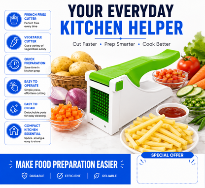 Multi-Function French Fries & Vegetable Cutter